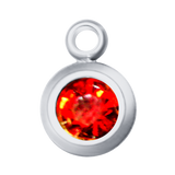 Round Birth Stone Charms