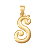 Large Cursive Letter Charms