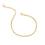 Tight Gold Cuban Anklet