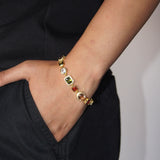 Coloured CZ Bracelet