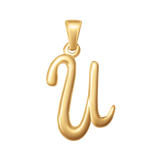 Large Cursive Letter Charms