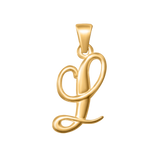 Large Cursive Letter Charms