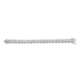 8mm Slanted Diamond Teardrop Bracelet