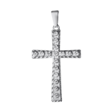 Large Diamond Cross Charm