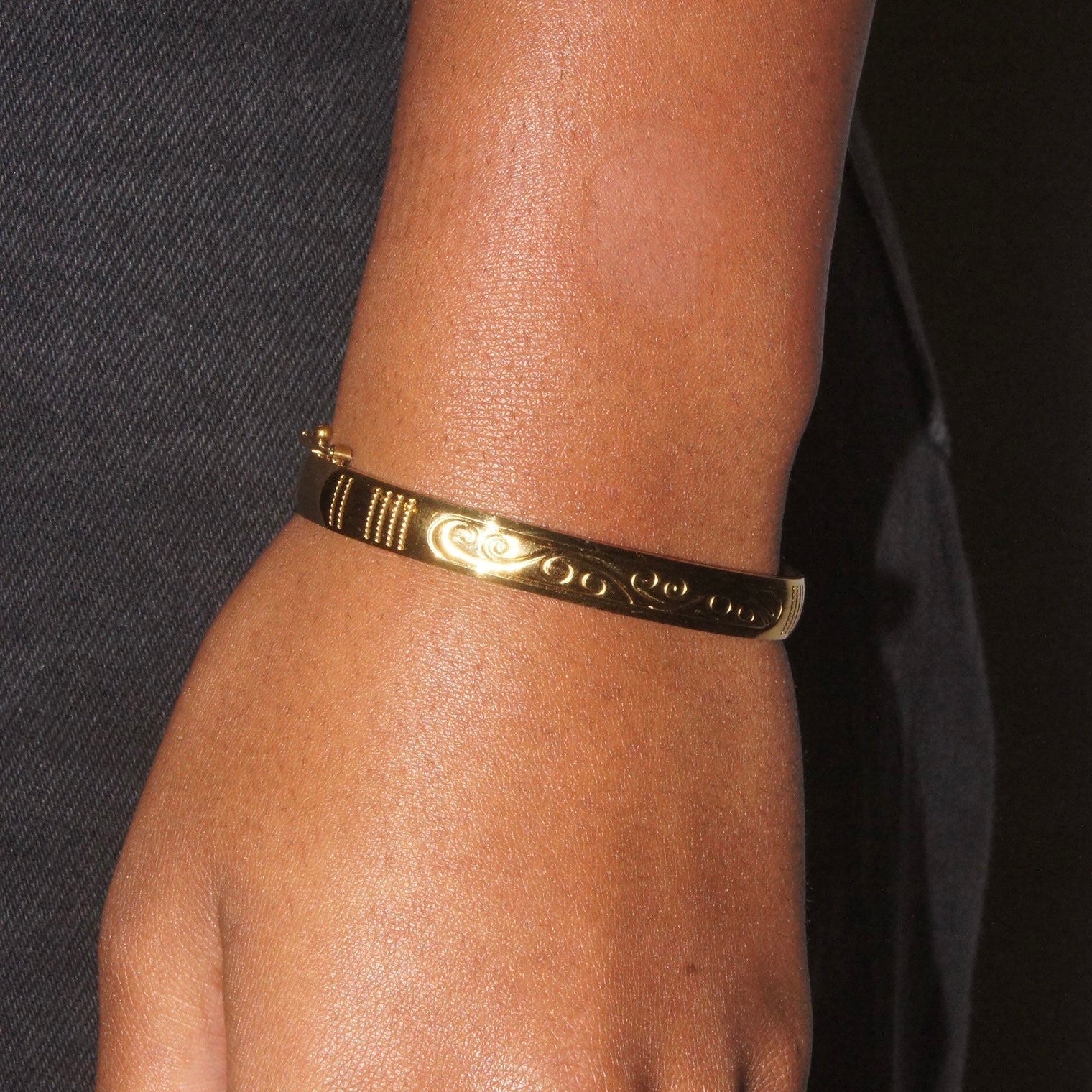 Patterned Clip-On Bangles