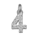 Small Diamond Number Charms