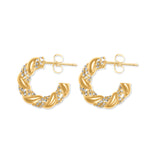 Diamond Twist Earrings