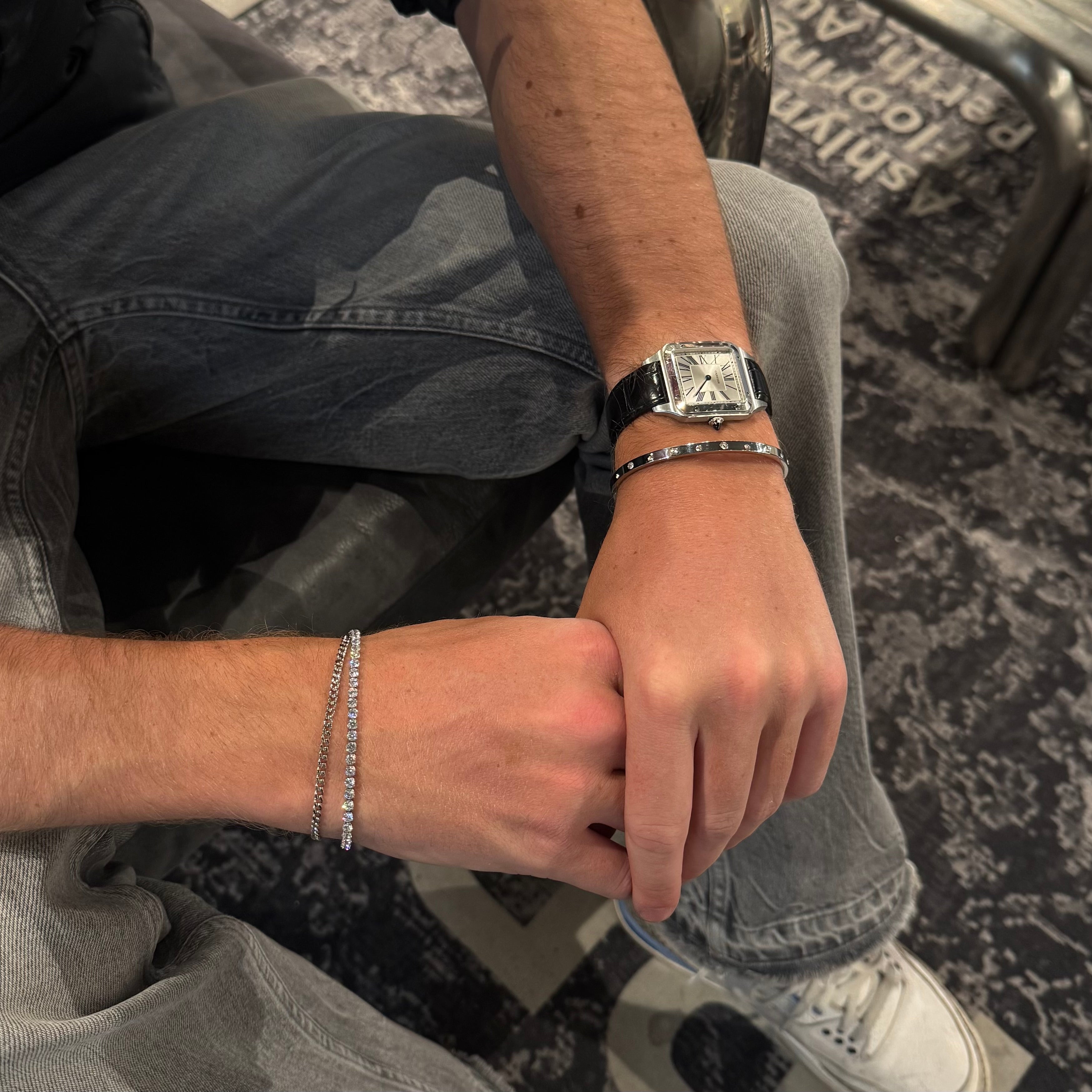 Scattered Diamonds Bangle