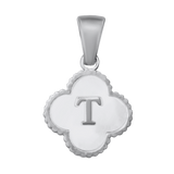Reversible Initial Flower Charm
