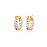 Luxury Diamond Hoops