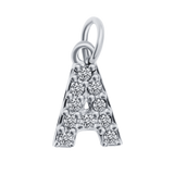 Small Diamond Letter Charms (A-Z)