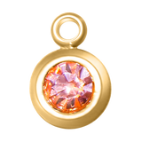 Round Birth Stone Charms