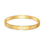 Diamond Evil Eye Bangle