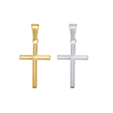 Beveled Cross Pendant
