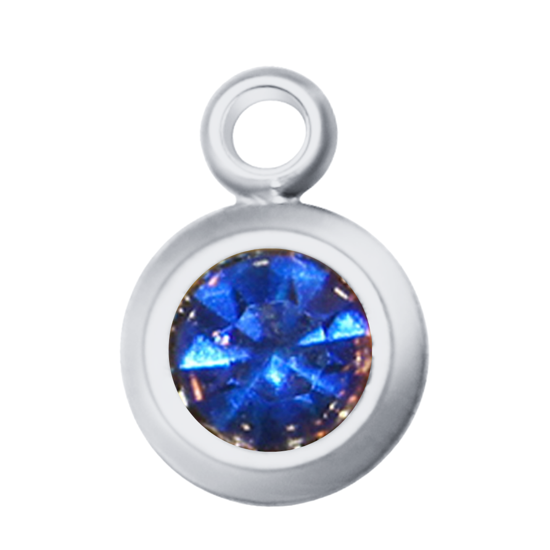 Round Birth Stone Charms