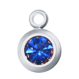 Round Birth Stone Charms