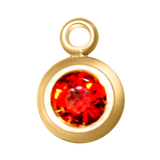 Round Birth Stone Charms