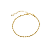 Rope Anklet with Diamond