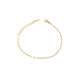 Stamped Link Bracelet