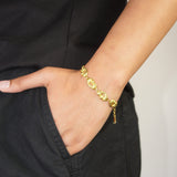 Gold Chunks Bracelet