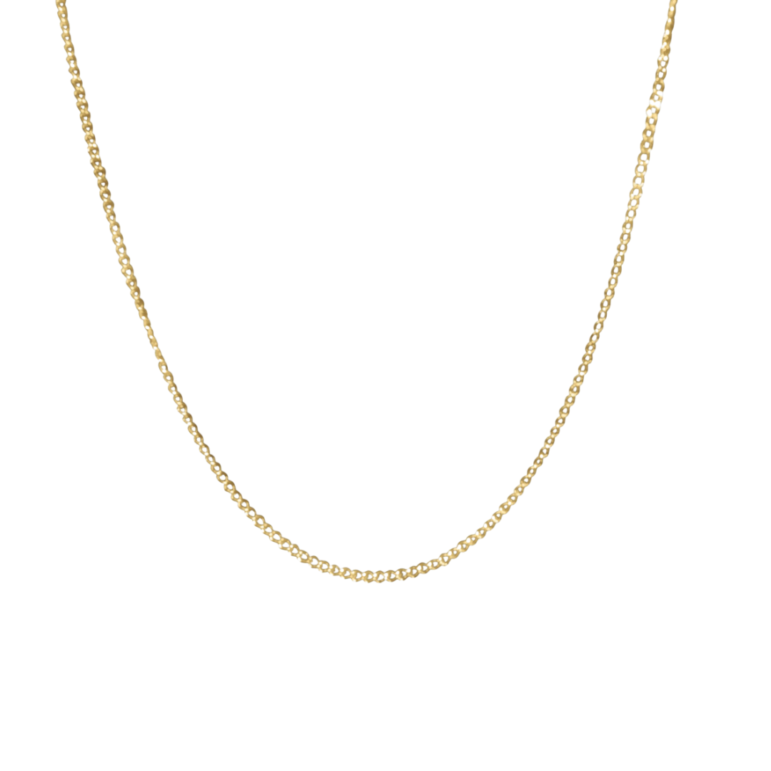 2mm Cuban Chain Necklace