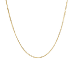 2mm Cuban Chain Necklace