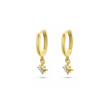 8-Pointed Star Earring Stack
