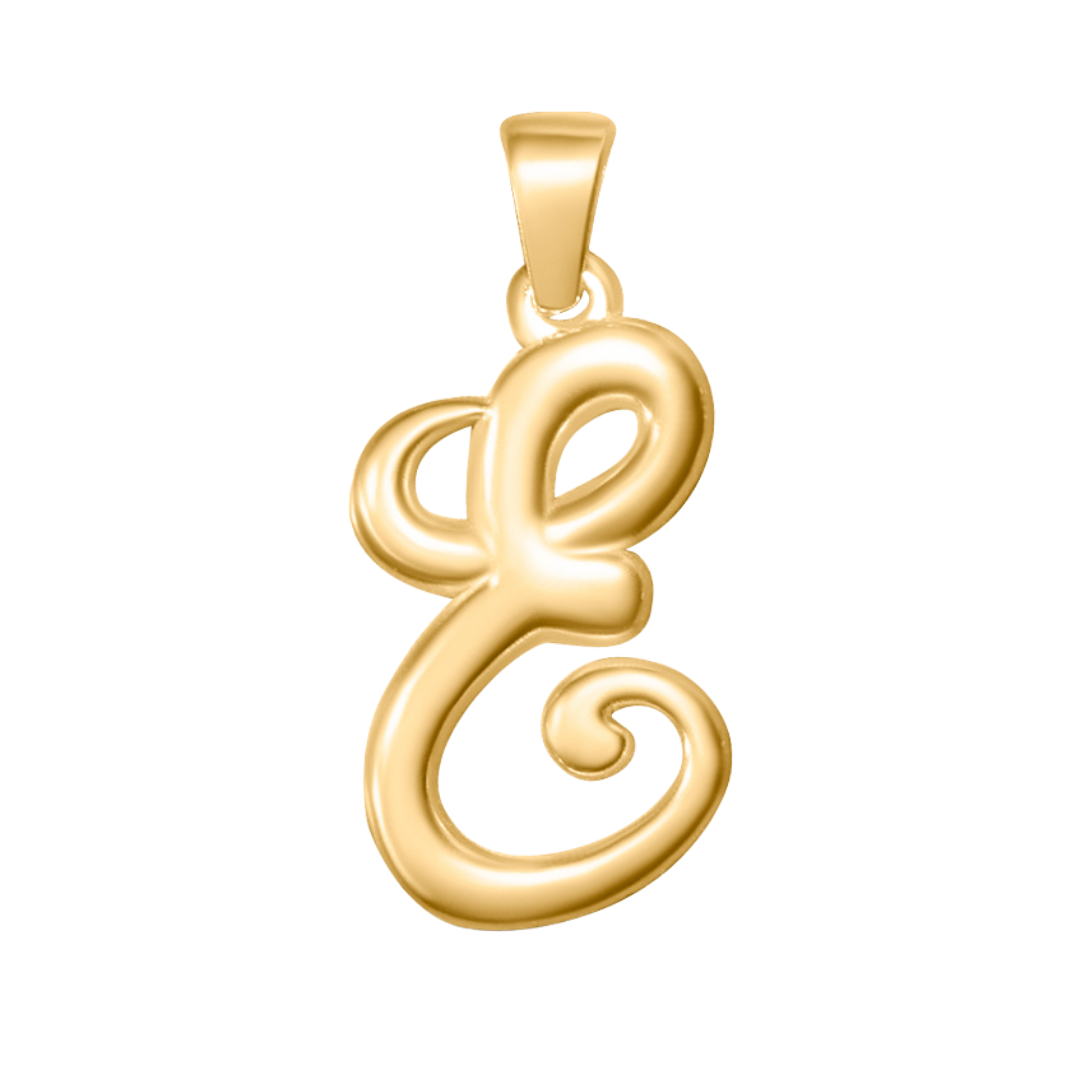 Large Cursive Letter Charms