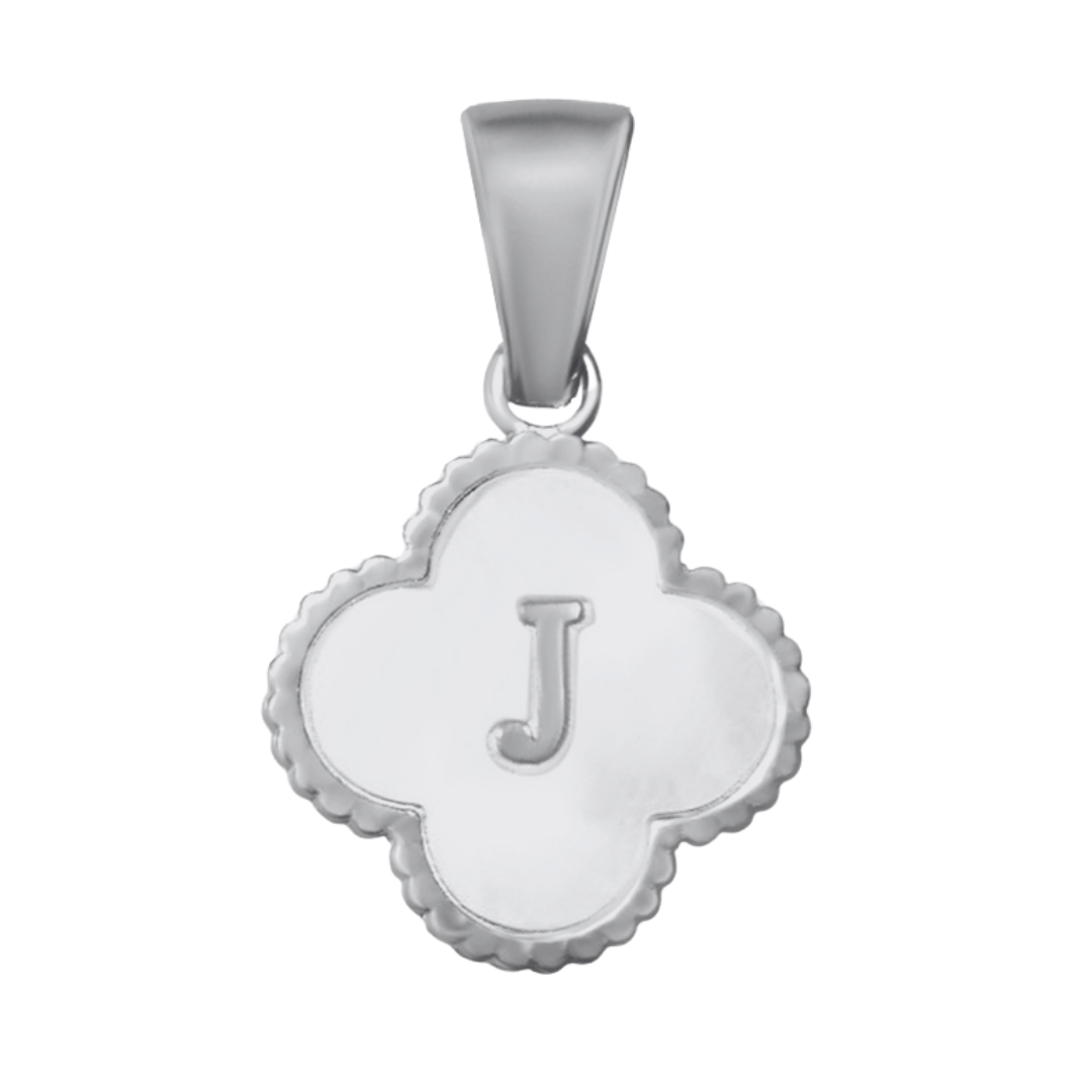 Reversible Initial Flower Charm