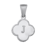 Reversible Initial Flower Charm
