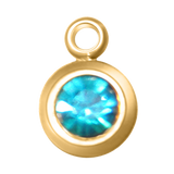 Round Birth Stone Charms