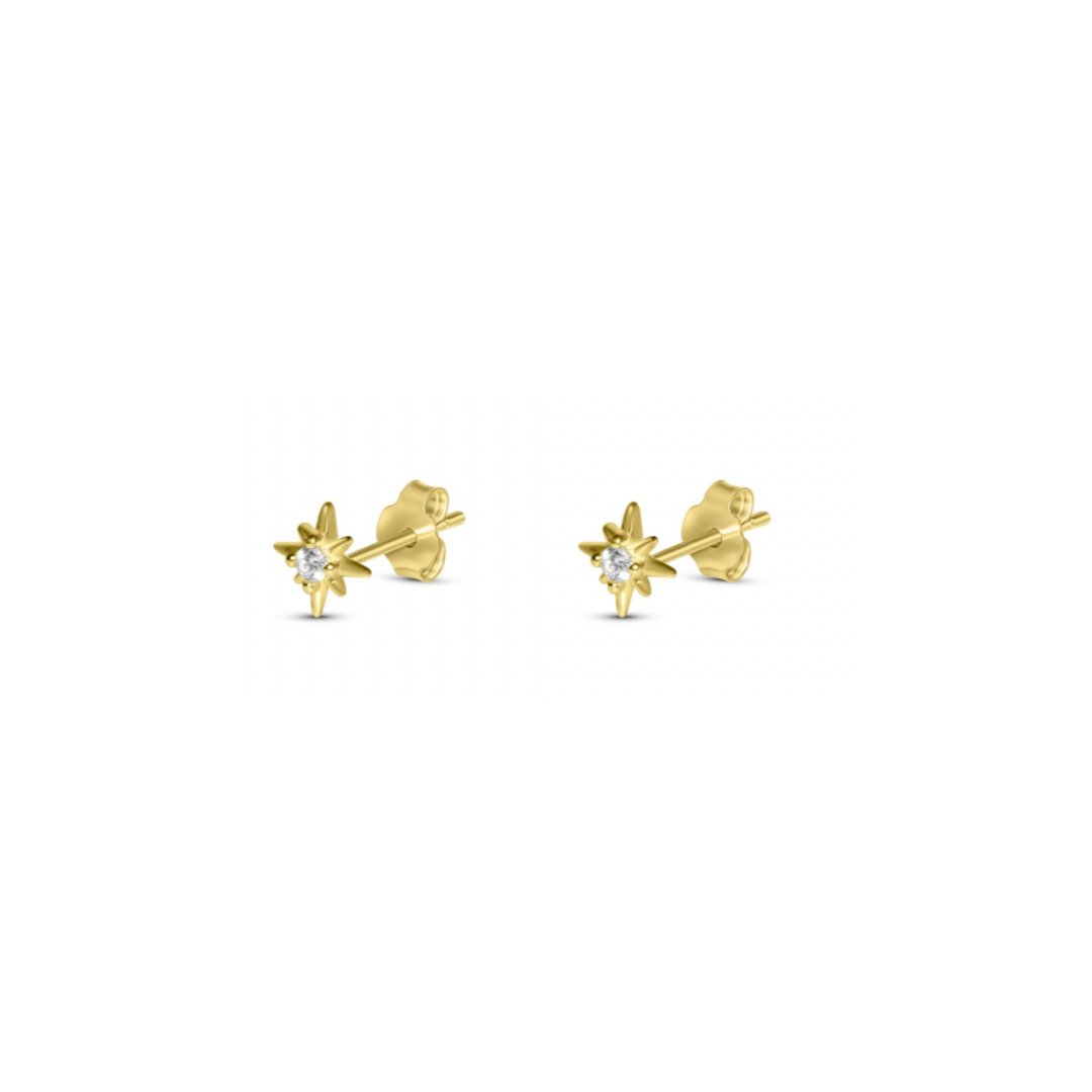 8-Pointed Star Earring Stack