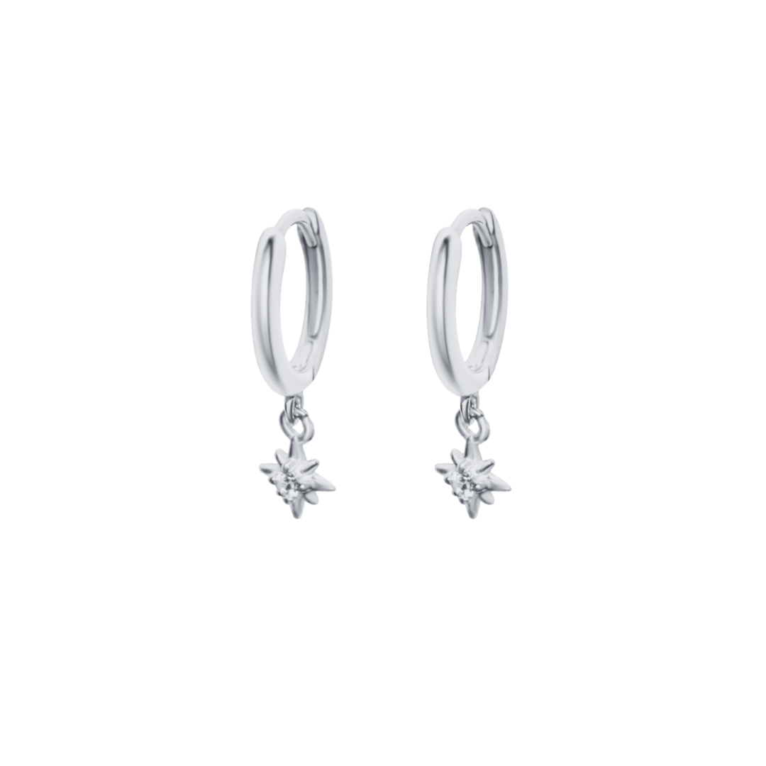 8-Pointed Star Earring Stack