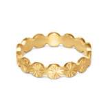 Circle Star Bursts Ring