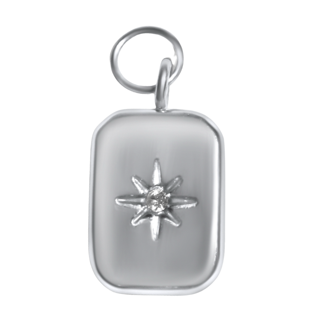 Diamond Star Pendant Charm