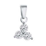 3 Diamond Flower Charm