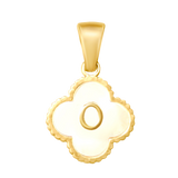 Reversible Initial Flower Charm