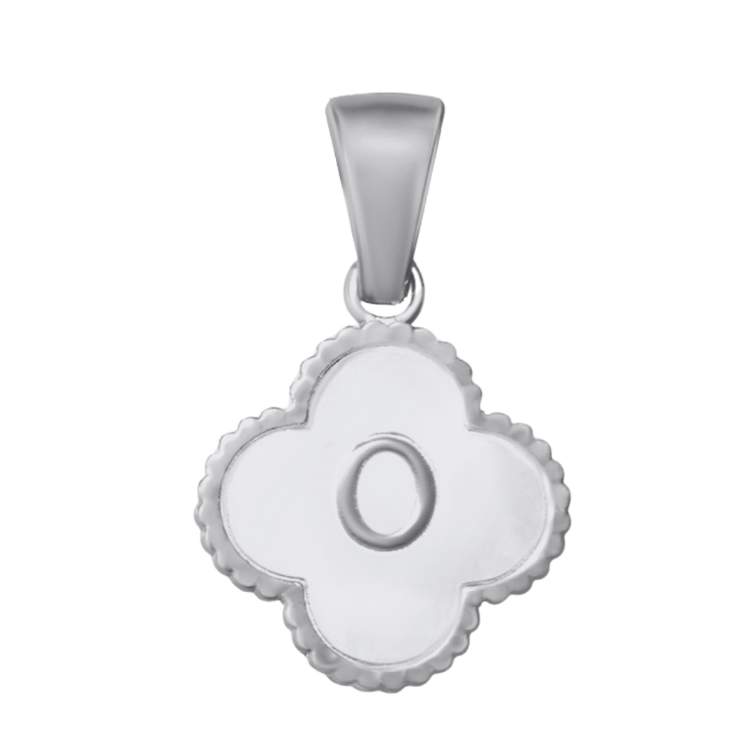 Reversible Initial Flower Charm