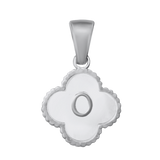 Reversible Initial Flower Charm