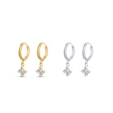 Dainty Diamond Clover Huggies