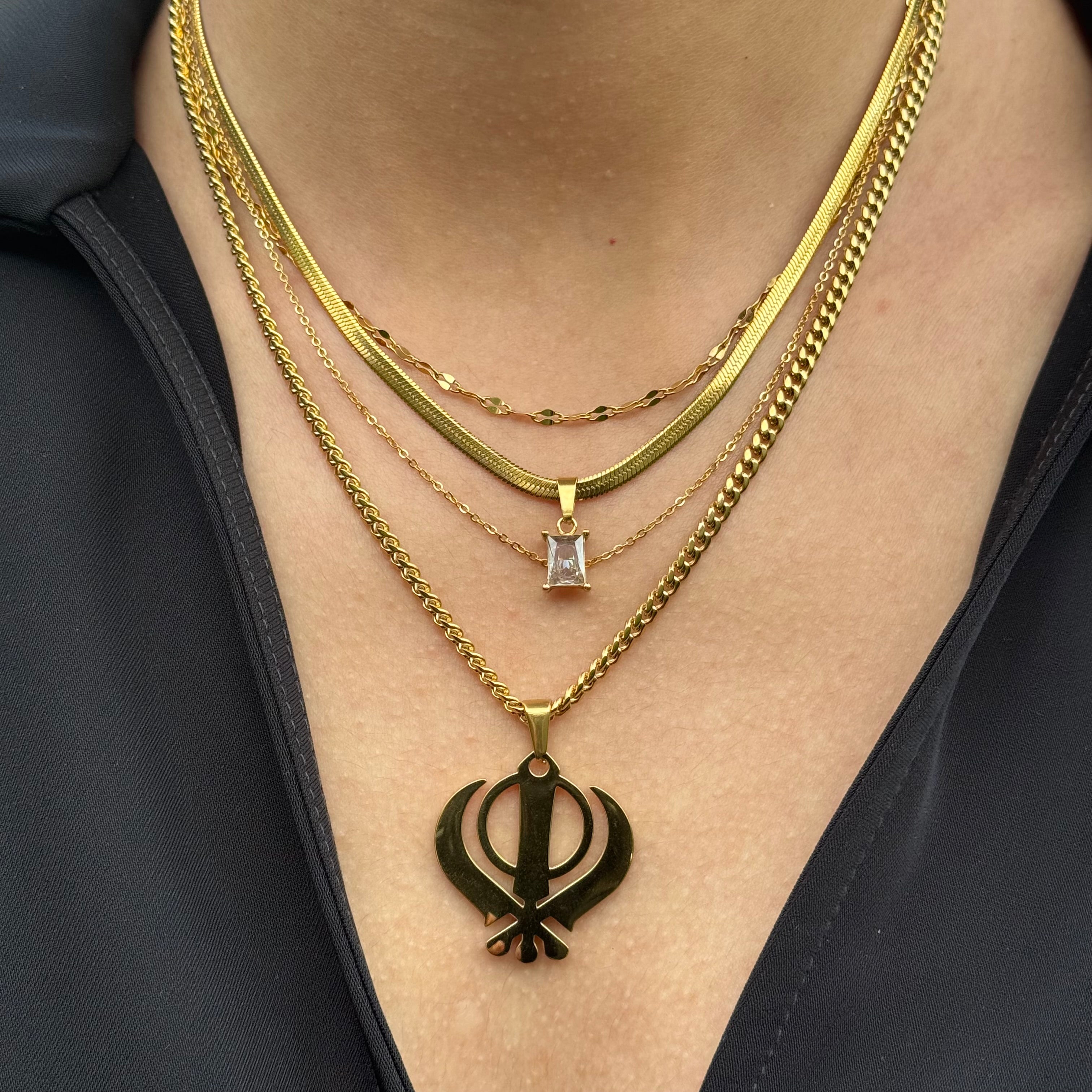 Khanda Pendant Charm – Diy Drip - Main Image