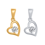 Diamond Heart Charm