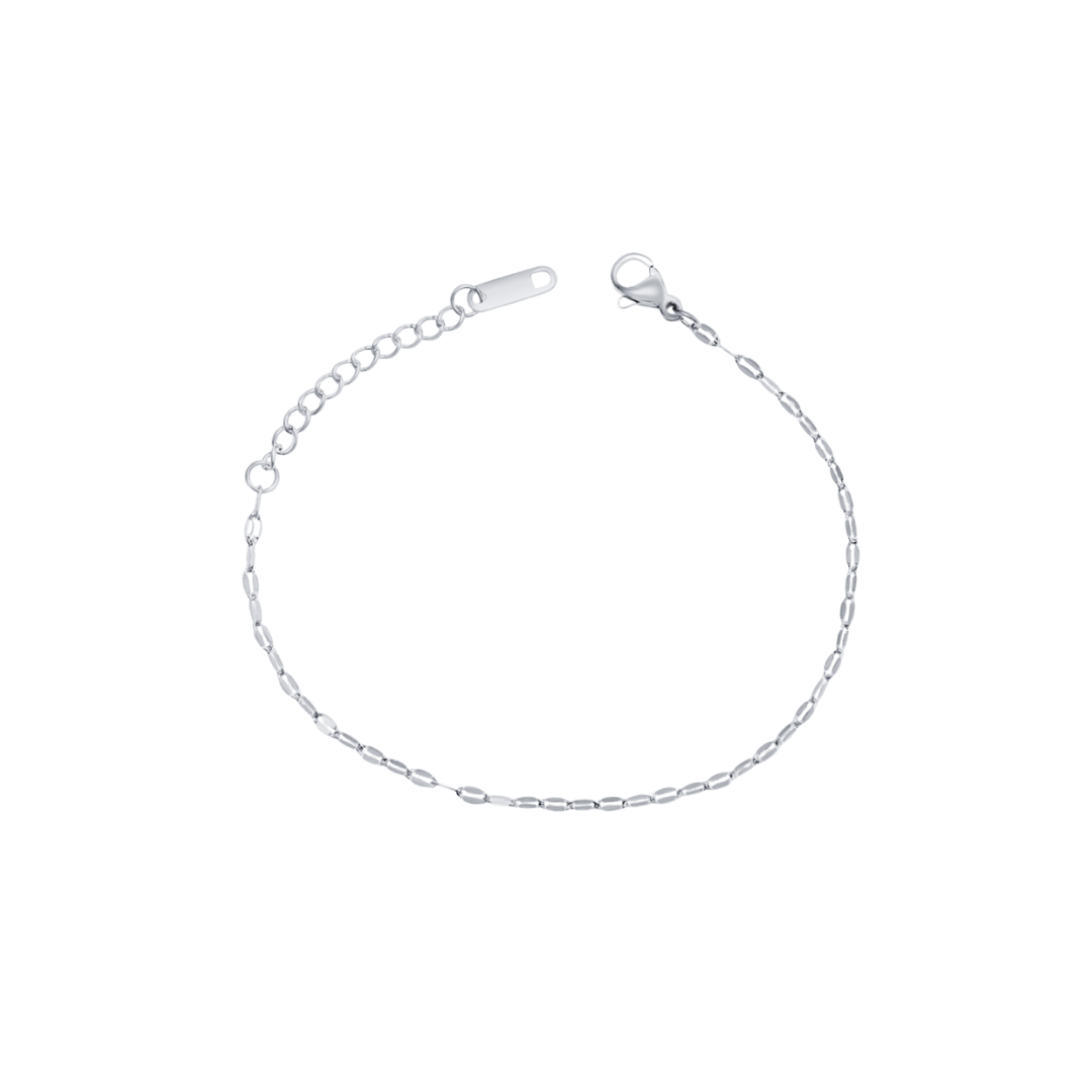 Stamped Link Bracelet