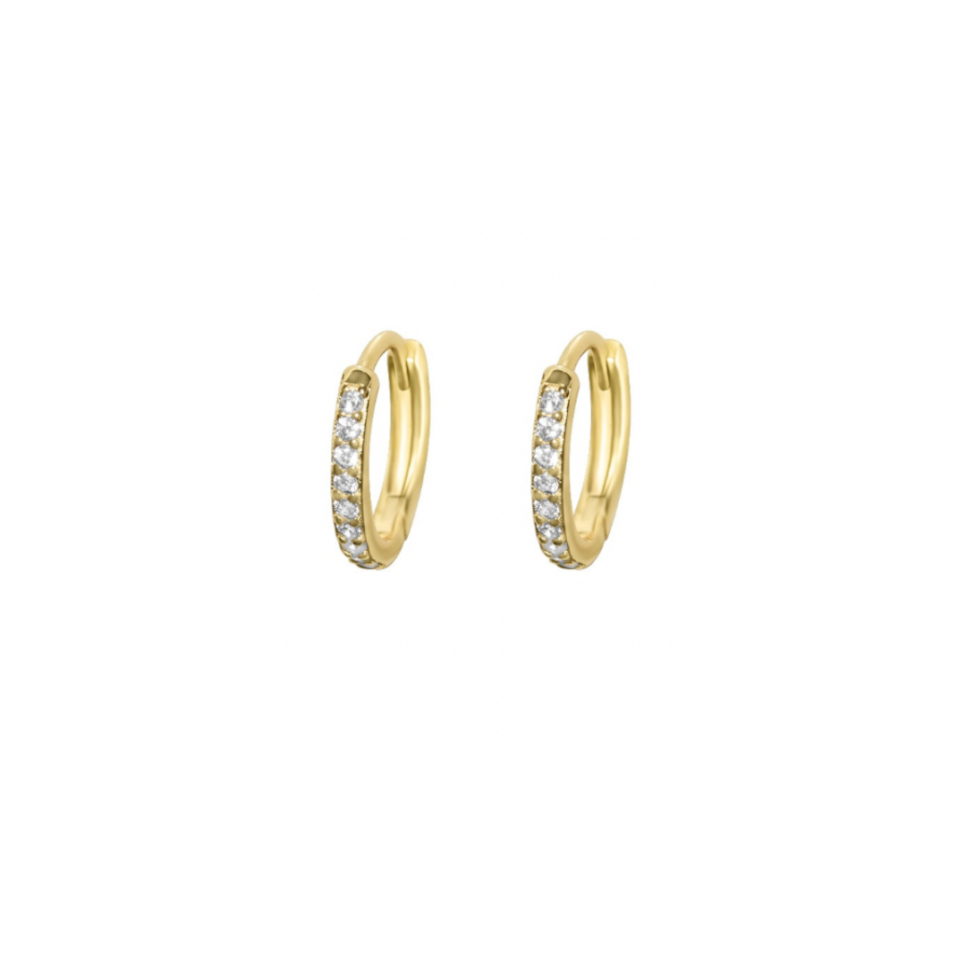 Diamond Teardrop Earrings Stack