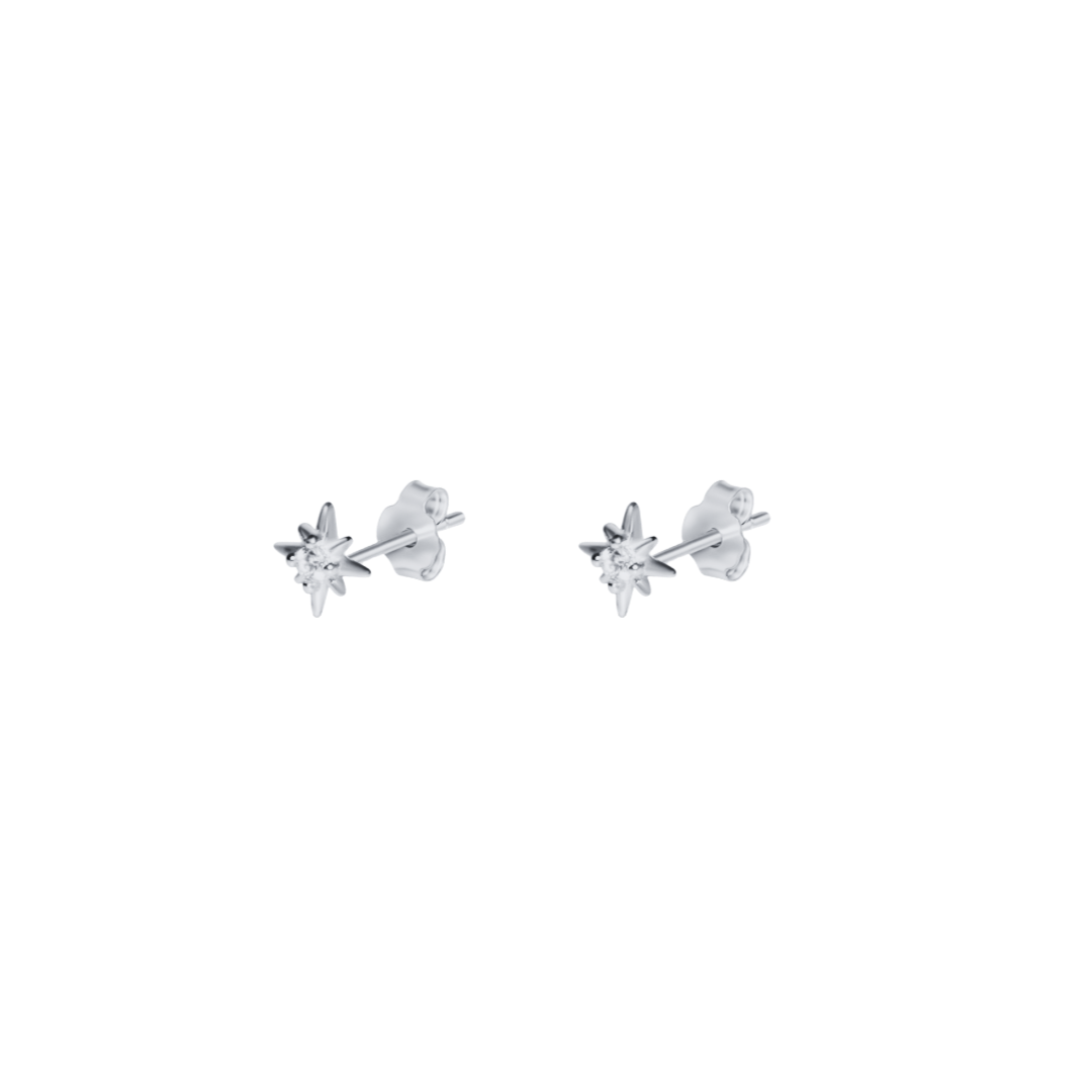 8-Pointed Star Earring Stack