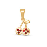 Red Diamond Cherry Charm