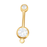 Charm Bar Belly Ring