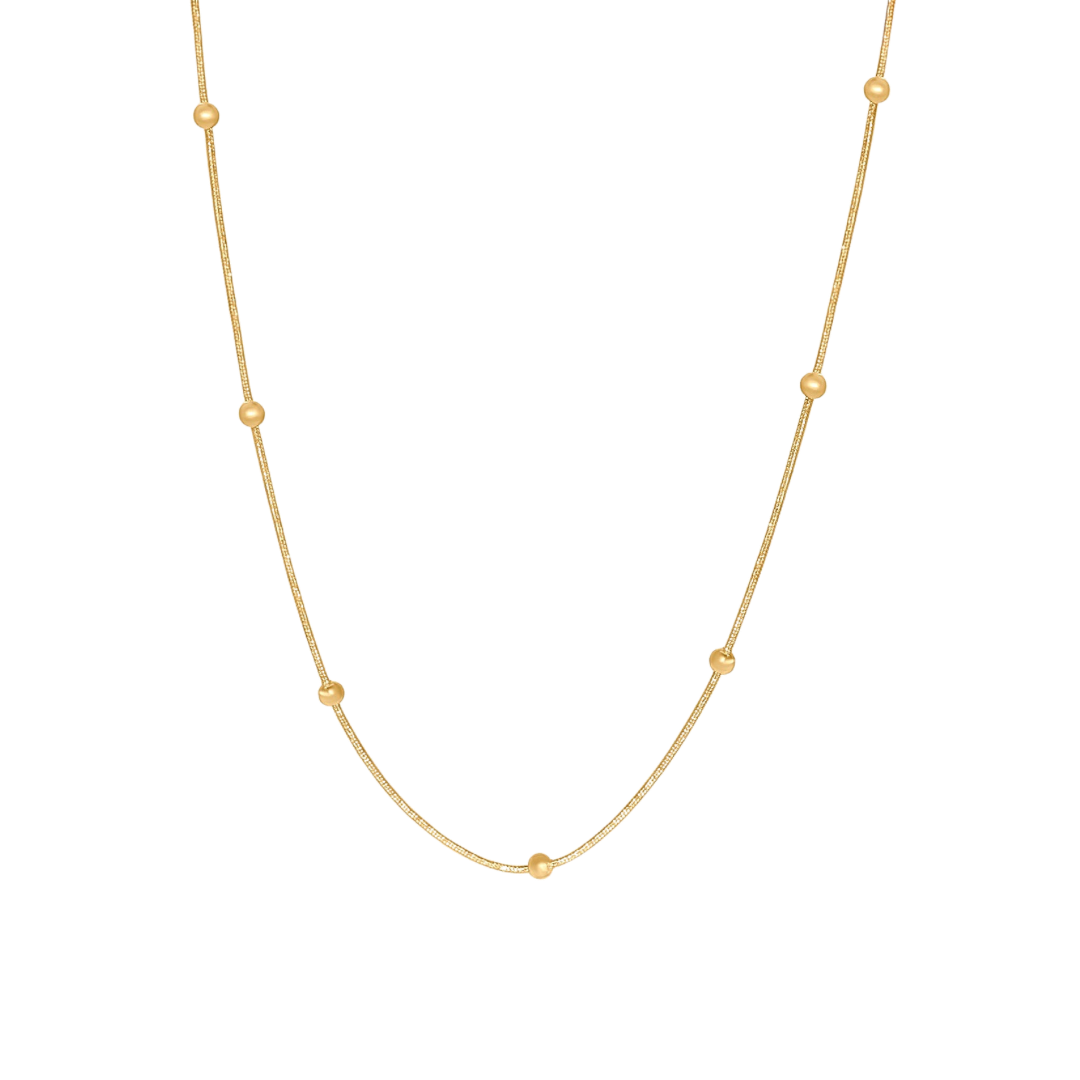 Spaced Out Beaded Necklace