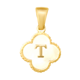 Reversible Initial Flower Charm