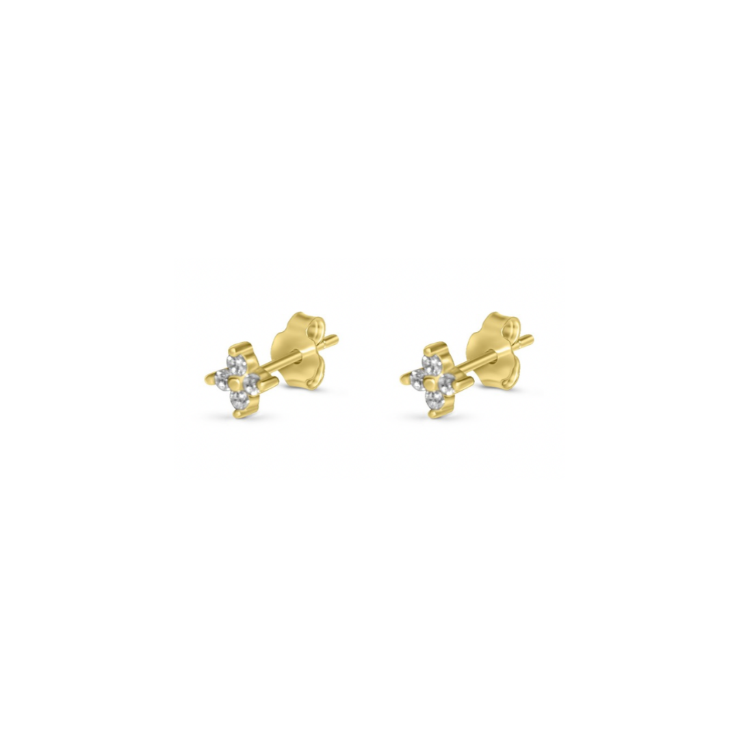 Diamond Star Earrings Stack